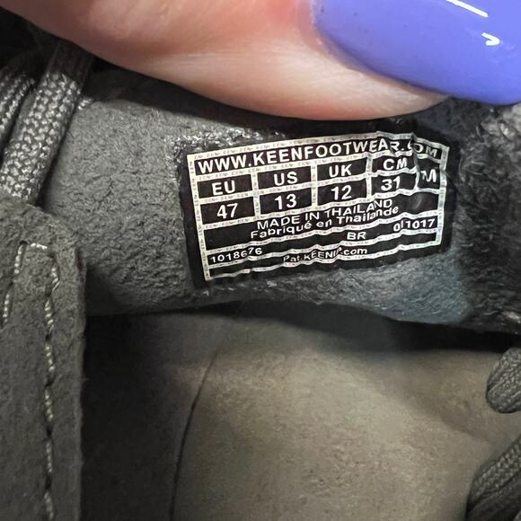 Keen Uneek Sneaker Sandal Men 13 Gray Bungee Cords Summer Comfort Vacays Outdoor - Picture 7 of 8